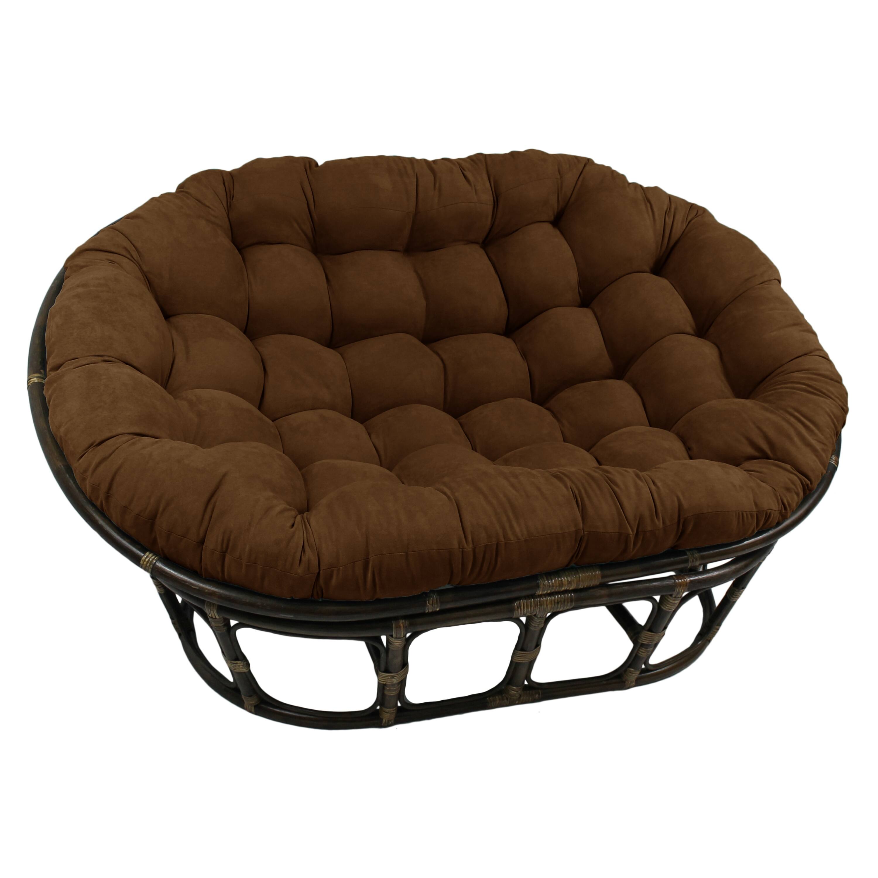Microsuede Indoor Double Papasan Cushion (Cushion Only) On Sale Bed Bath & Beyond 23548287